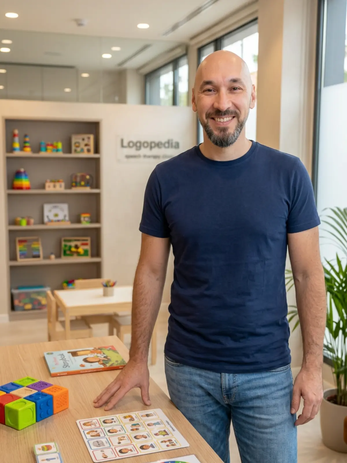 Javier Luján, consultor SEO local, revisando resultados de posicionamiento para un gabinete de logopedia